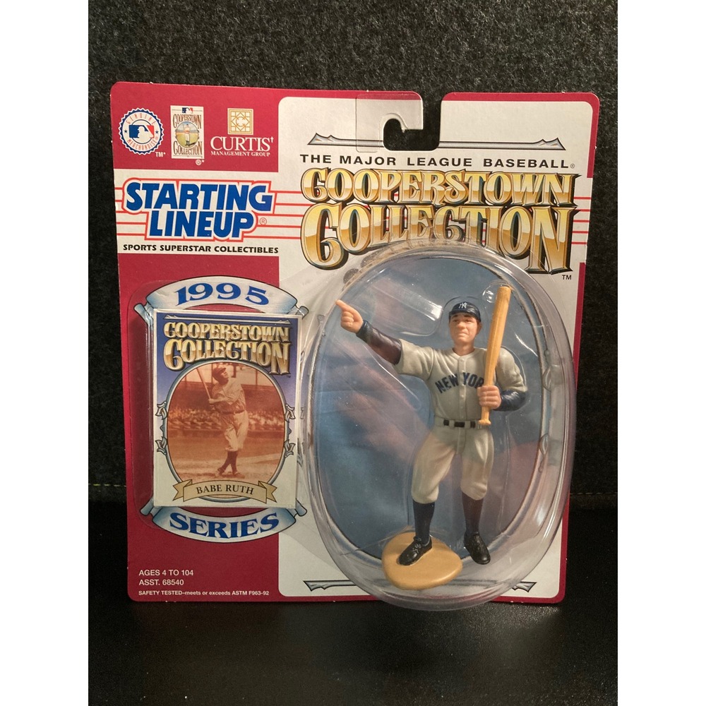 1995 Kenner Starting Lineup Babe Ruth Cooperstown Collection NY Yankees Figure